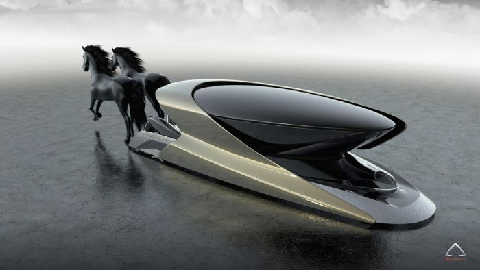 Η Camal ονομάζει το concept της Viva και μοιάζει σαν την άμαξα του μέλλοντος, η οποία αντί για κινητήρα εσωτερικής καύσης χρησιμοποιεί δύο άλογα.